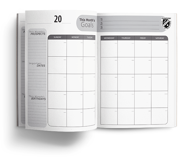 Calendar to Success Daily Planner