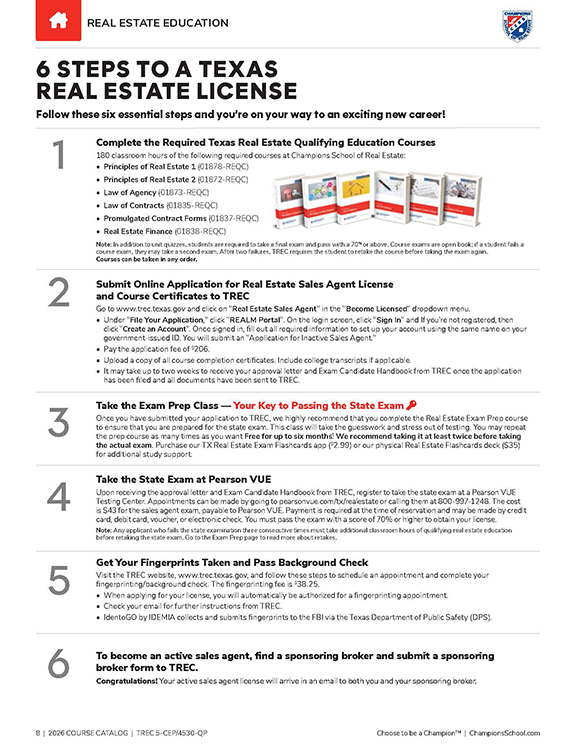 Preview - Catalog Real Estate Qualifying Education Section